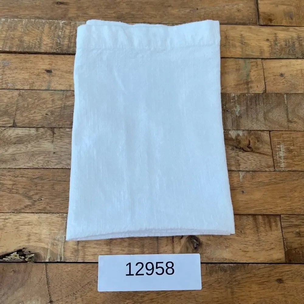 Pottery Barn Cotton Dinner Napkins 20x20 White Contemporary Set of 2